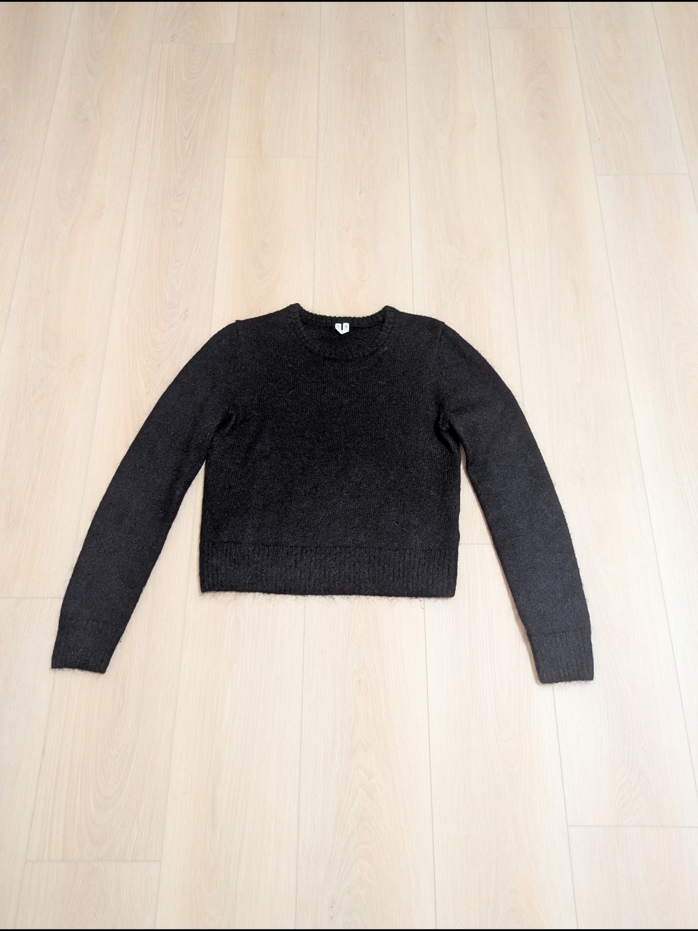 Arket Mohair Wool Blend Cropped Sweater
